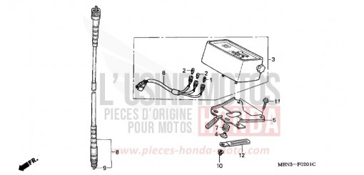 METER (DK/ED/U) XR650R5 de 2005